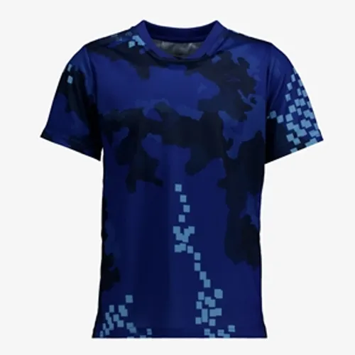 Dutchy Dry kinder voetbal T-shirt blauw met print