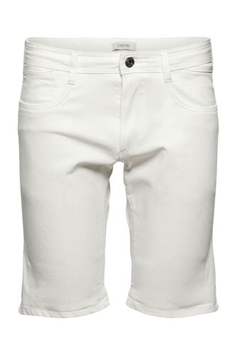 Dynamic Denim Shorts, Organic Cotton Off White