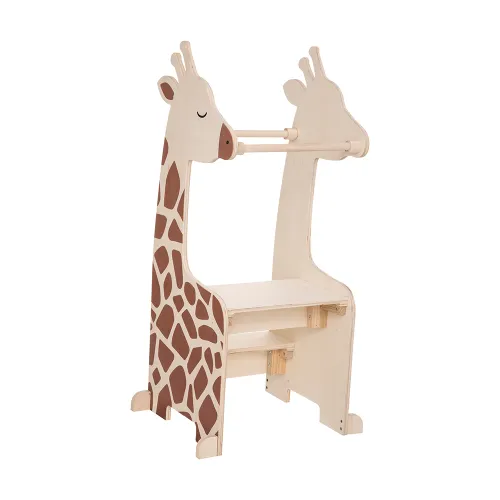 Eazy Living Leertoren - Opstapkruk voor Kinderen Girafe
