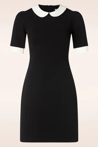 Ebony jurk in zwart en wit