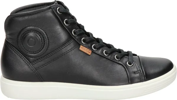 ECCO Soft 7 W Dames Sneakers - Zwart