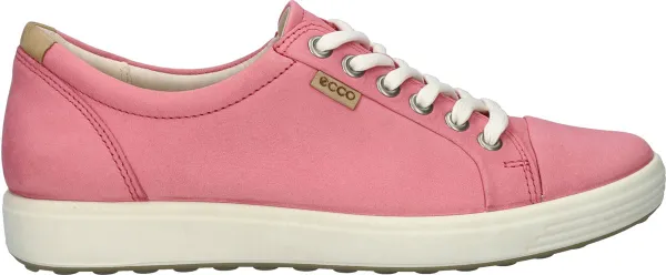 Ecco Soft 7 W Sneakers roze Leer - Dames