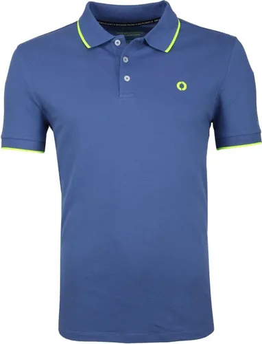 Ecoalf - Polo Duurzaam Katoen Blauw - Slim-fit - Heren Poloshirt