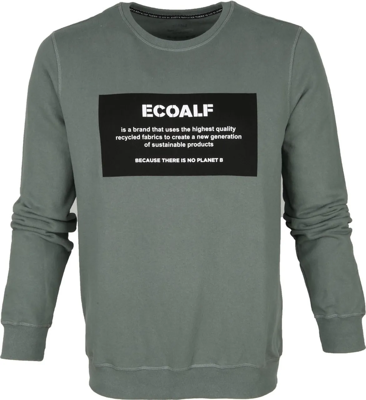 Ecoalf - Sweater Khaki Groen - Heren