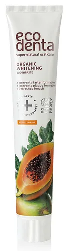 Ecodenta Organic Whitening Tandpasta Papaya