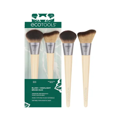 EcoTools 2 stuks natuurlijke make-upkwasten voor
