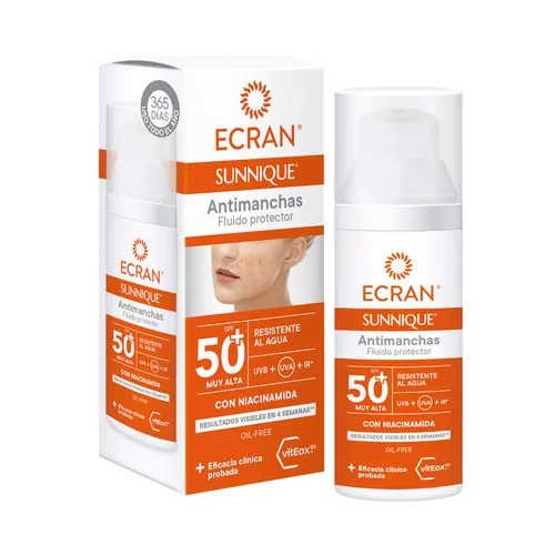 Ecran 484016 ECRAN SUNNIQUE antimanchas facial SPF50+ 50 ml
