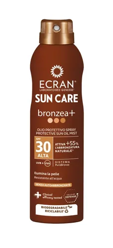 Ecran Sun Care Bronzea+ olie Spray Mist SPF30