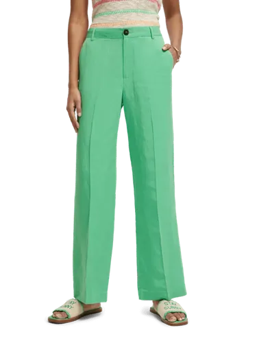 Edie - High rise wide leg summer event trousers - Maat 32/32 - Multicolor - Vrouw - Broek - Scotch & Soda