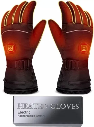Edmondo Verwarmde handschoenen - 2x BATTERY PACK t.b.v. oplaadbare AA Batterijen (exclusief) - Unisex - Elektrische verwarming - Motorhandschoenen - H
