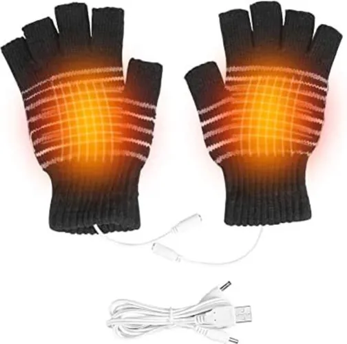 EDMONDO Verwarmde VINGER Handschoenen - Elektrische Winter Handschoenen met Verwarming - Verwarmde Wanten - Dames en Heren - One