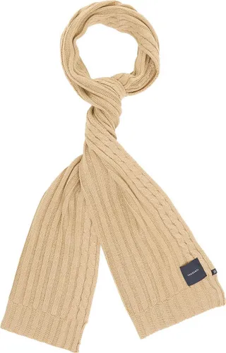 ELDOR | Kabel gebreide sjaal in beige
