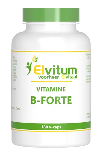 Elvitum Vitamine B-Forte Gistvrij Vegicaps