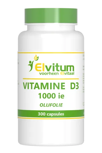 Elvitum Vitamine D3 1000 IE Capsules
