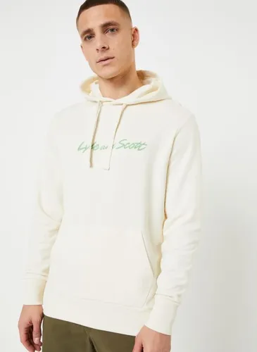 Embroidered Logo Hoodie by Lyle & Scott