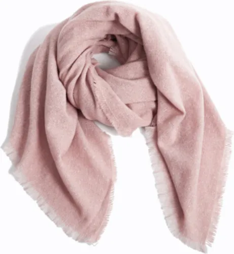 Emilie Scarves dames winter sjaal vierkant - roze