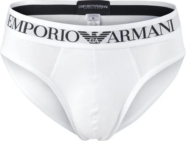 Emporio Armani Brief Iconic (1-pack) - heren slip zonder gulp - wit