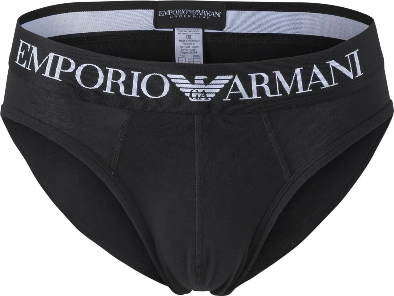 Emporio Armani Brief Iconic (1-pack) - heren slip zonder gulp - zwart