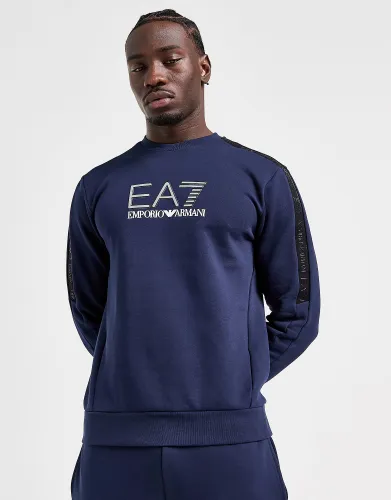Emporio Armani EA7 Visibility Tape Crew Sweatshirt, Navy
