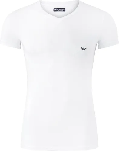 Emporio Armani T-shirt Iconic (1-pack) - heren stretch T-shirt V-neck - wit