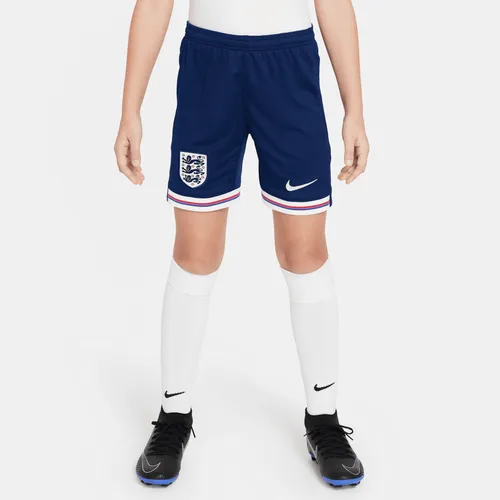 Engeland 2024 Stadium Thuis Nike replica voetbalshorts met Dri-FIT voor kids - Blauw