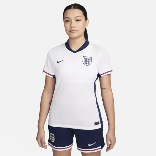 Engeland (herenelftal) 2024/25 Stadium Thuis Nike Dri-FIT replica-voetbalshirt voor dames - Wit