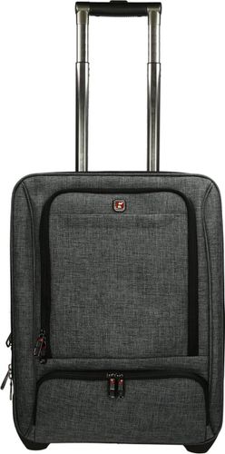 Enrico Benetti Frankfurt 75008 Laptop trolley 17 inch handbagage koffer - Grijs