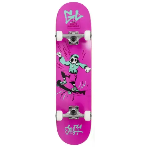 Enuff Skully Compleet Skateboard (7.75" - Roze)