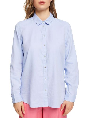 ESPRIT Hemd-blouse van 100% katoen