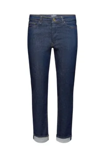 ESPRIT Jeans met middelhoge taille en rechte pijpen