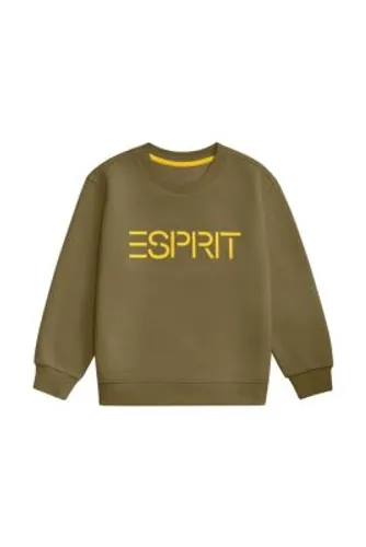 ESPRIT Sweatshirt met logo en ronde hals