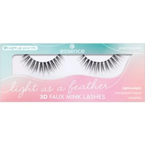 Essence Light as a feather 3D faux mink lashes 2 1 Stk.