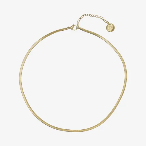 Essenza Flat Chain Necklace Gold