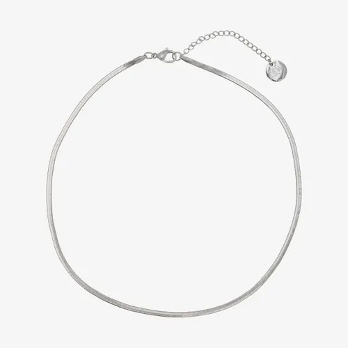 Essenza Flat Chain Necklace Silver
