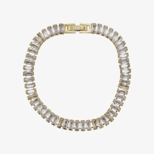 Essenza White Stones Bracelet Gold