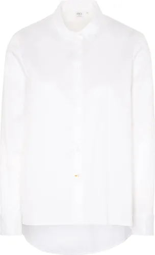 ETERNA 1863 dames blouse A-lijn - twill satijnbinding - wit