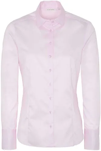 ETERNA Modern Classic Dames Overhemd roze, Effen