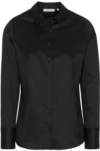 ETERNA Modern Classic Dames Overhemd zwart, Effen