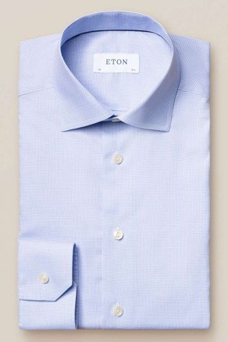 ETON Contemporary Fit Overhemd lichtblauw, Ruit