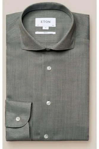 ETON Contemporary Fit Overhemd lichtgrijs, Effen