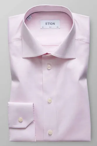 ETON Slim Fit Overhemd roze, Effen