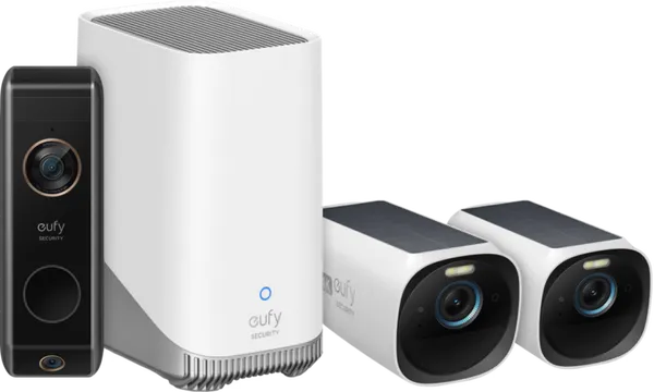 Eufycam 3 Duo pack + Video Doorbell Dual 2 Pro