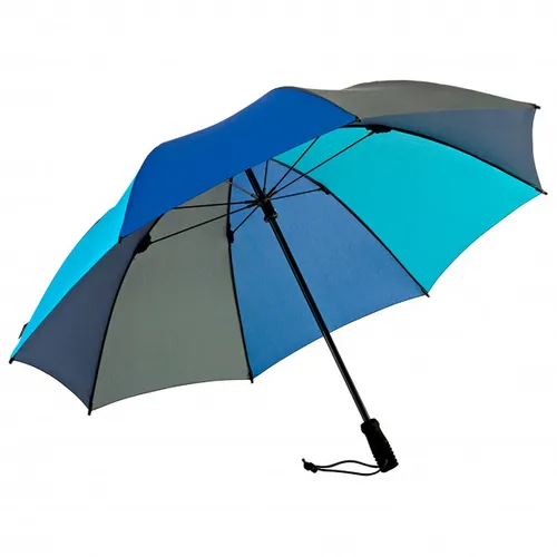 EuroSchirm - Swing Handsfree - Paraplu blauw/grijs/turkoois