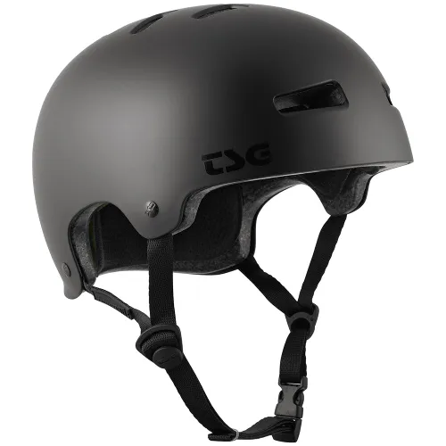 Evolution Solid Colors Satin Dark Black Helm - L/XL