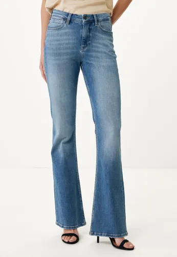 EVY High Waist/ Flared Leg Jeans Dames - Classic Blauw