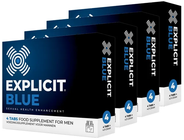 Explicit Blue Erectiepillen 2-pack