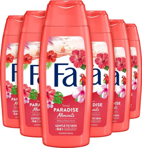 Fa Paradise Moments - Douchegel - Voordeelverpakking - 6 x 250 ml