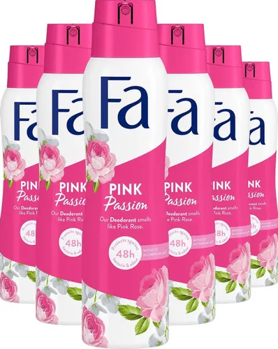 Fa Pink Passion - Deodorant - Voordeelverpakking - 6 x 150 ml