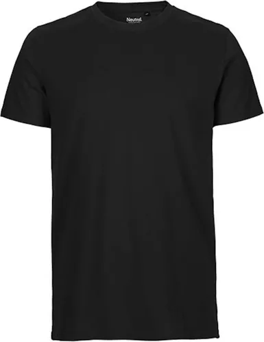 Fairtrade Men´s Fit T-Shirt met ronde hals Black - L