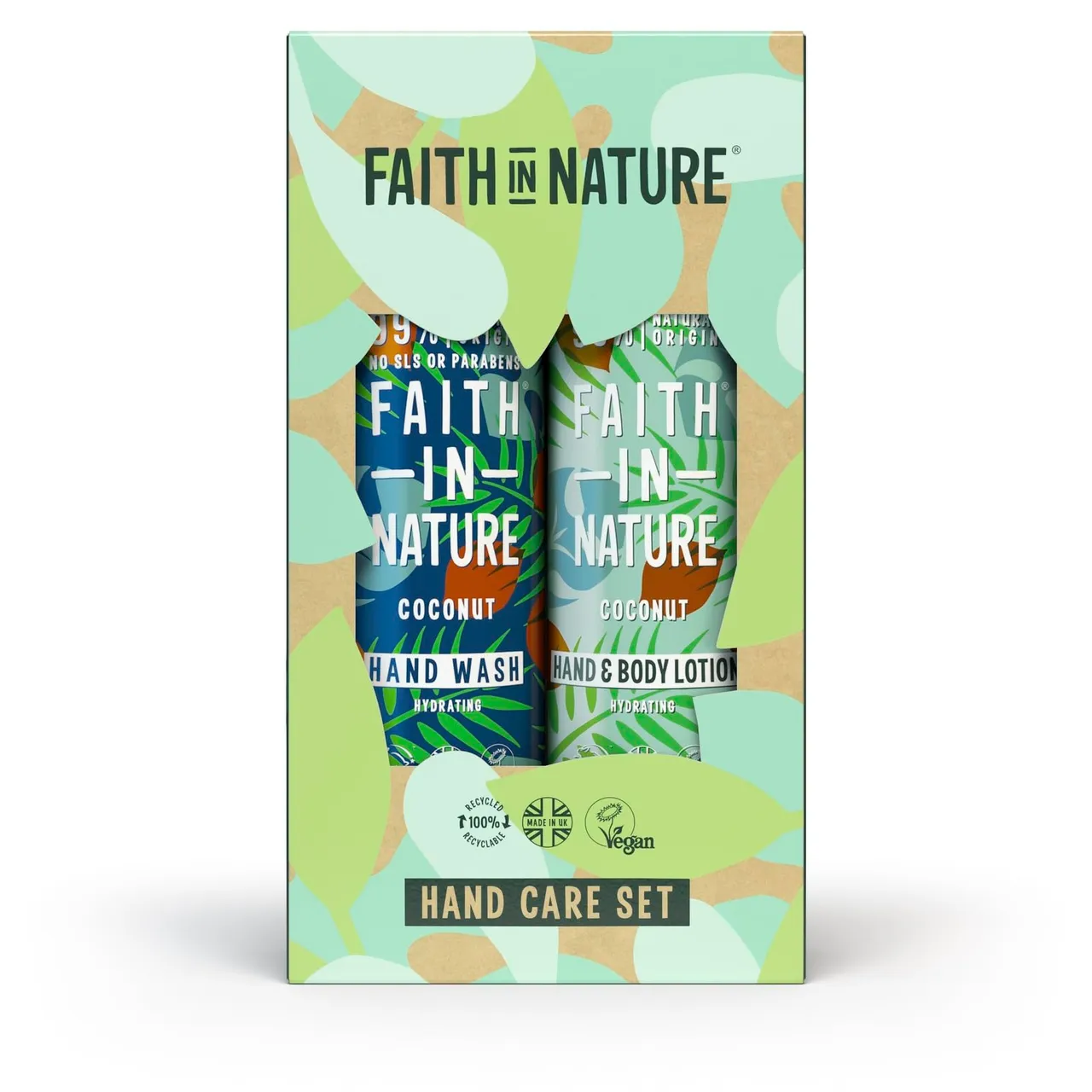 Faith In Nature Cadeauset van natuurlijke kokosnoot vegan